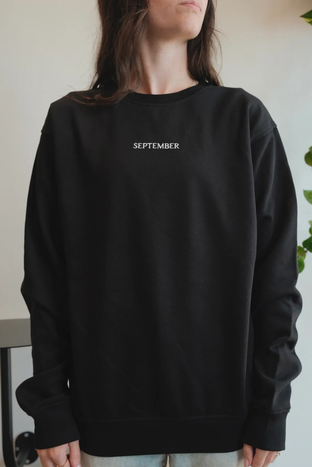 September Crewneck - Black - Image 2